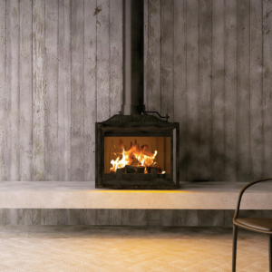 modica freestanding fireplace