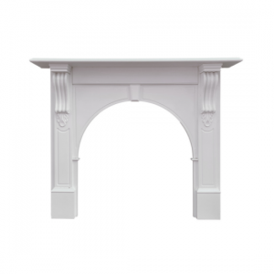 Vaucluse Arched Fireplace Mantel - Living Fire