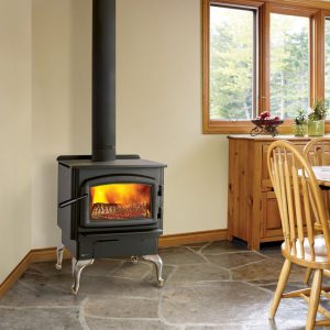 Windsor Wood Freestanding Fireplace - Living Fire
